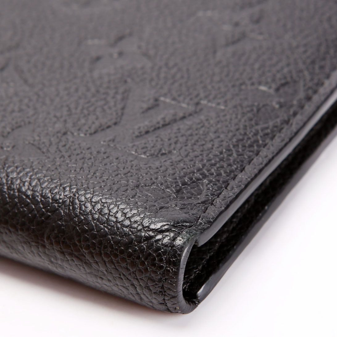 Louis Vuitton Adele Wallet Empreinte Black