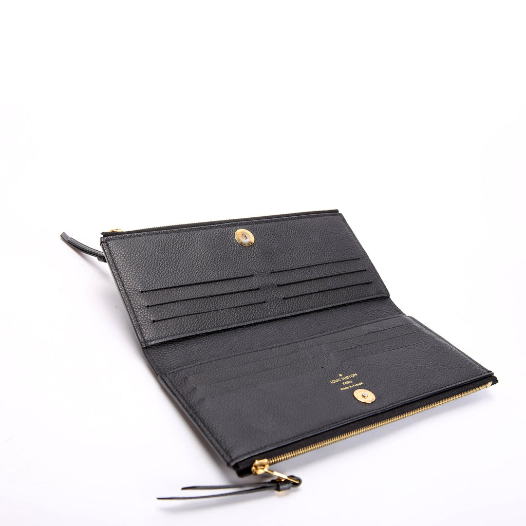 Louis Vuitton Adele Wallet Empreinte Black