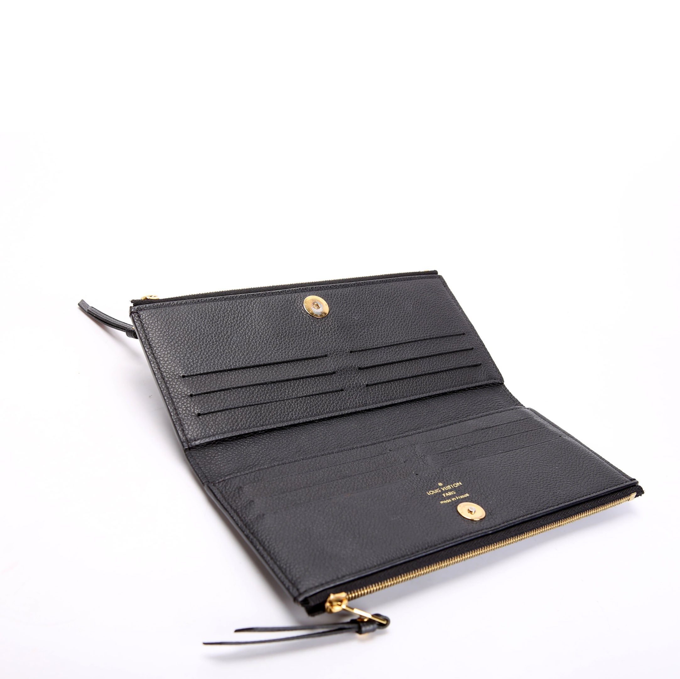 Louis Vuitton Adele Wallet Empreinte Black