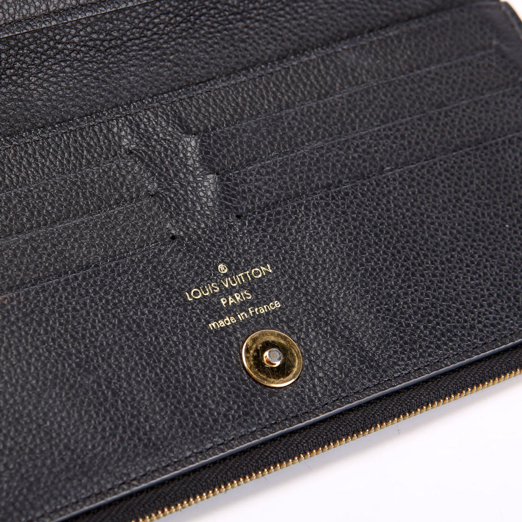 Louis Vuitton Adele Wallet Empreinte Black
