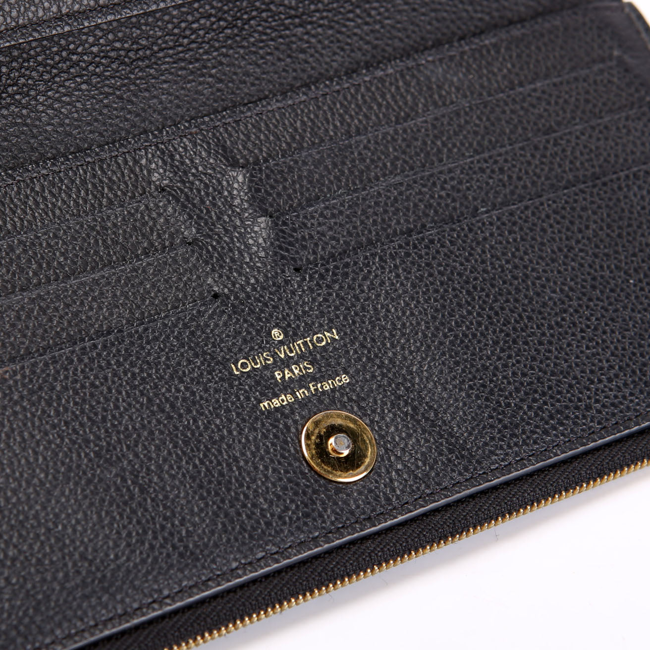 Louis Vuitton Adele Wallet Empreinte Black
