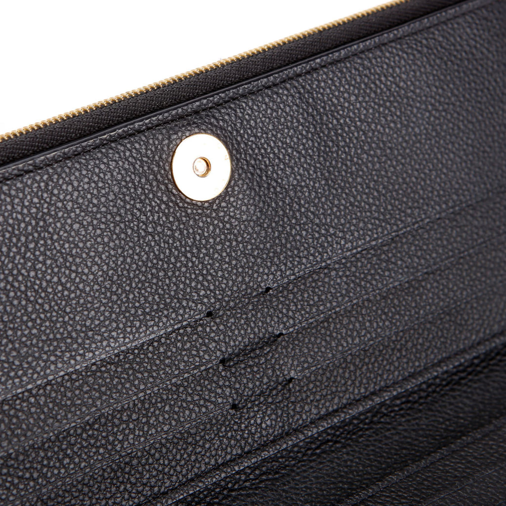 Louis Vuitton Adele Wallet Empreinte Black
