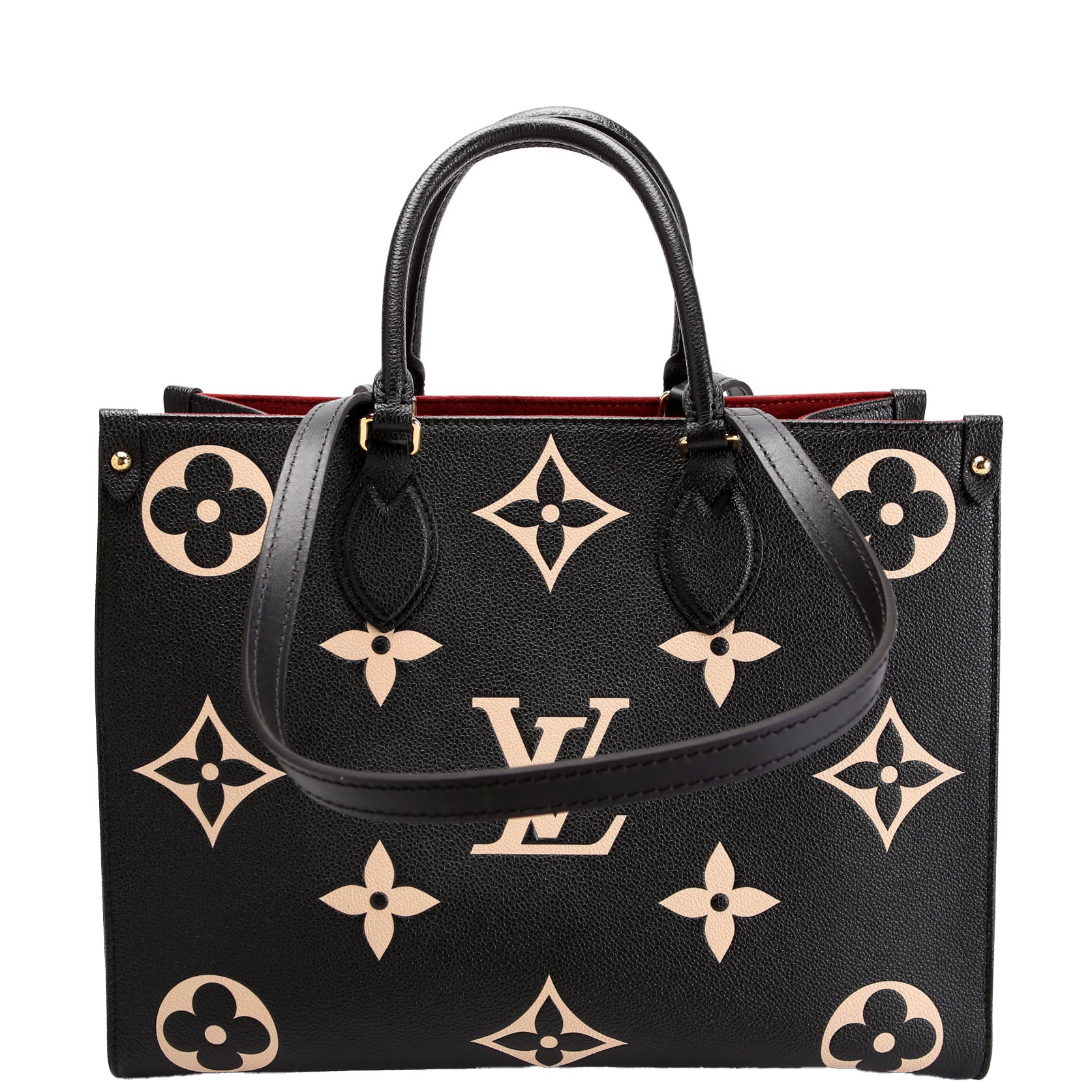 Louis Vuitton ONTHEGO MM Bicolor Empreinte Black/Beige