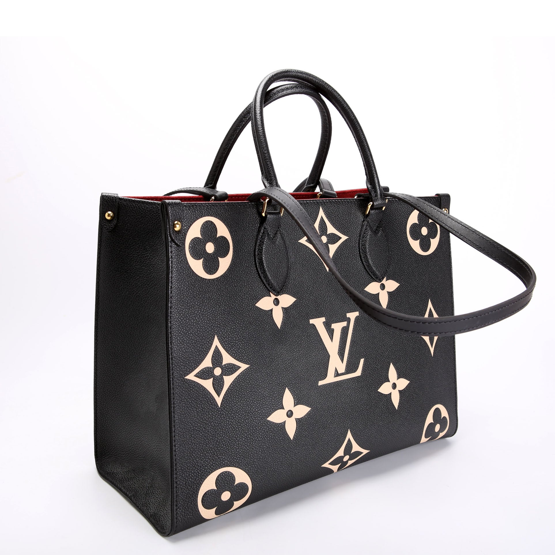 Louis Vuitton ONTHEGO MM Bicolor Empreinte Black/Beige