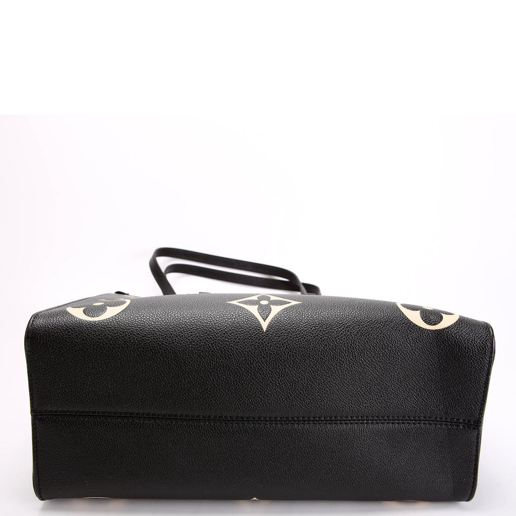 Louis Vuitton ONTHEGO MM Bicolor Empreinte Black/Beige