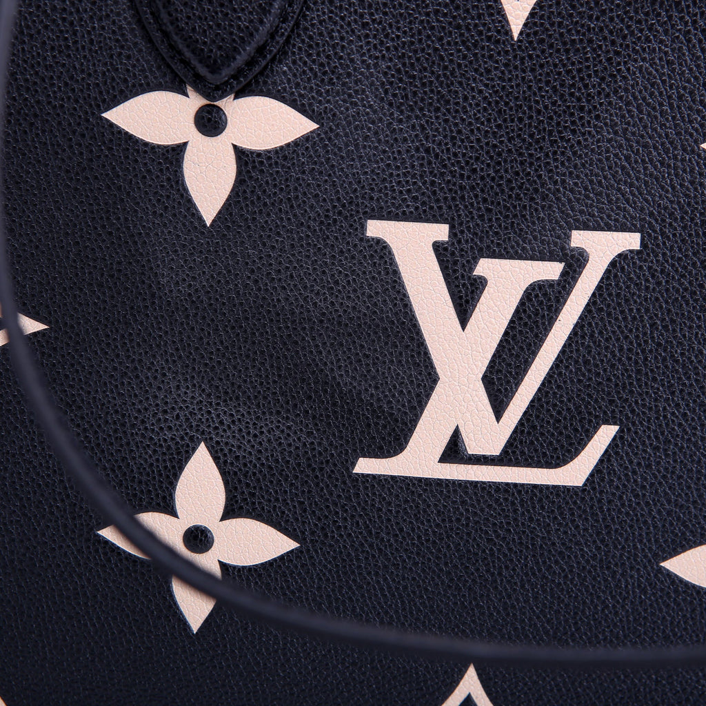 Louis Vuitton ONTHEGO MM Bicolor Empreinte Black/Beige