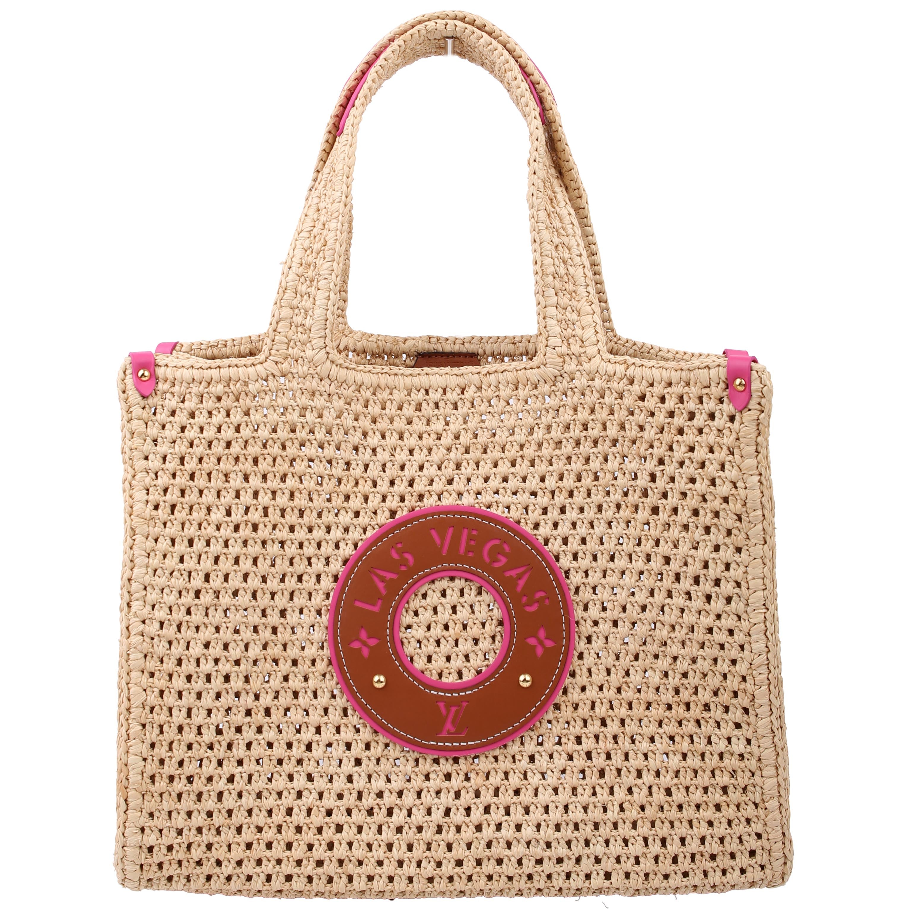 Louis Vuitton ONTHEGO MM By the Pool Raffia