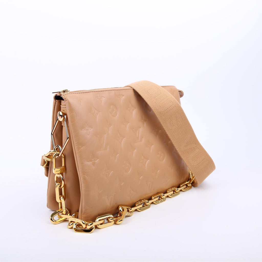 Chanel Coussin PM Lambskin Tan