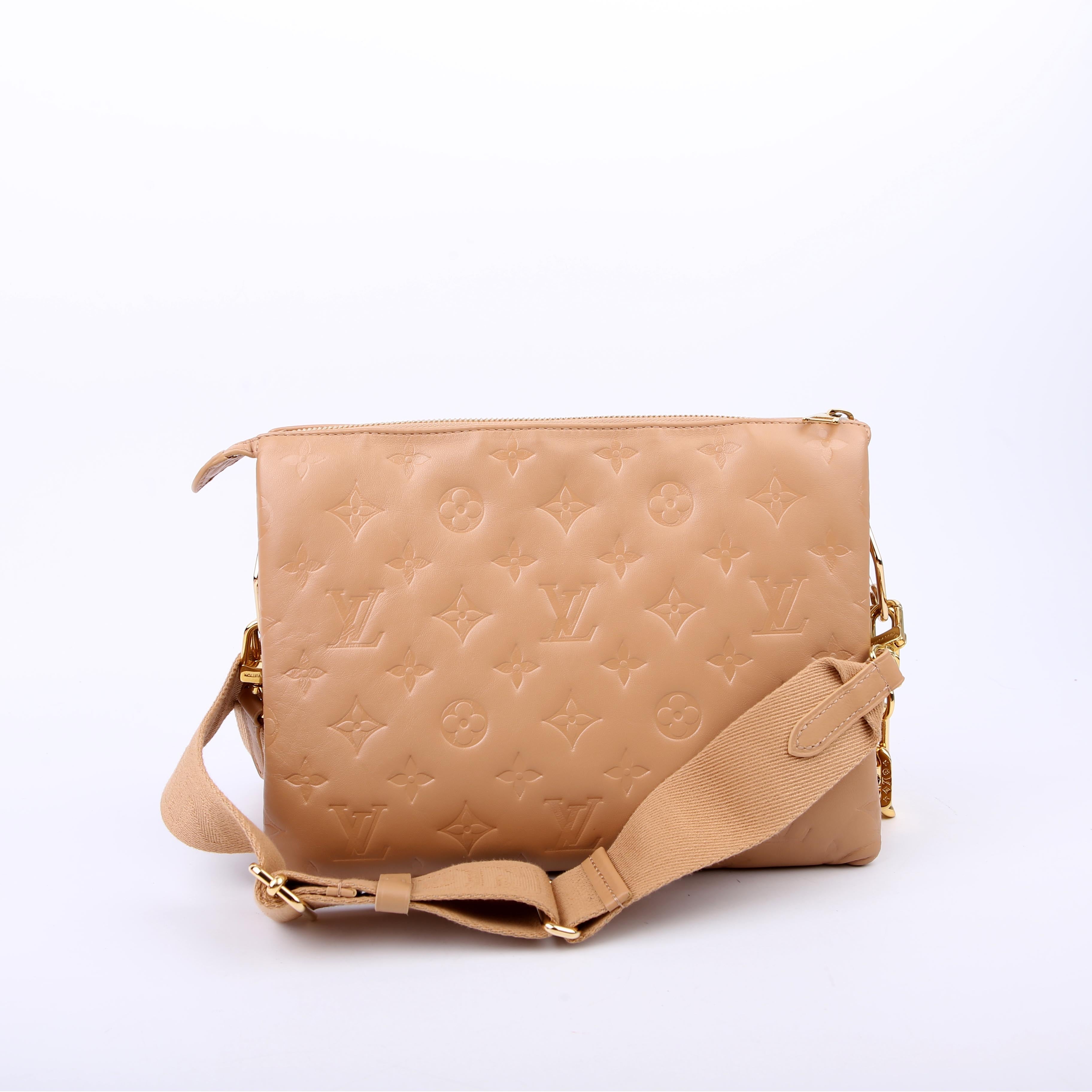 Chanel Coussin PM Lambskin Tan
