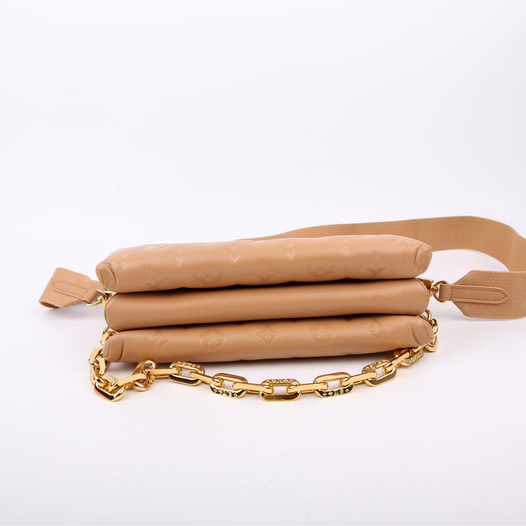 Chanel Coussin PM Lambskin Tan