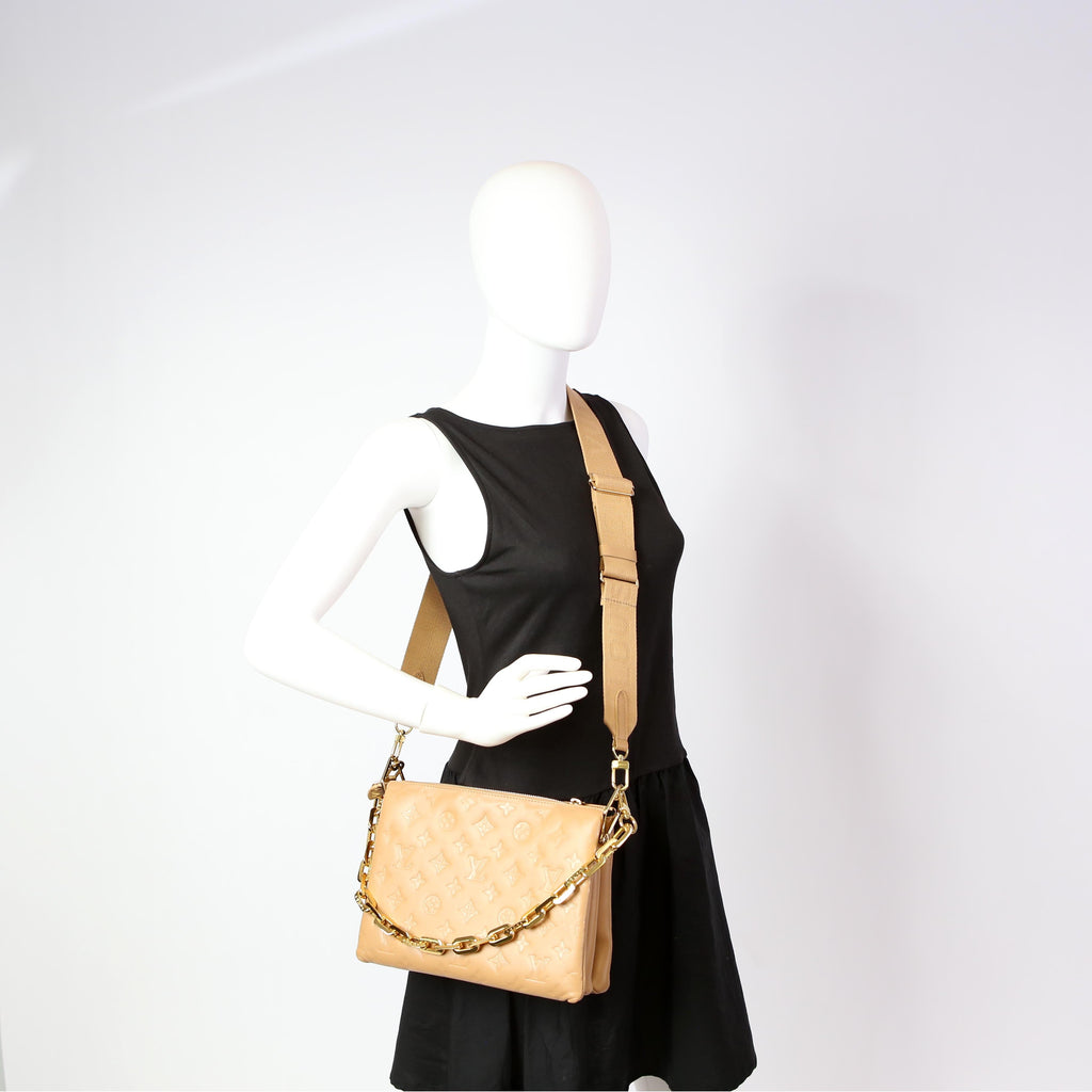 Chanel Coussin PM Lambskin Tan