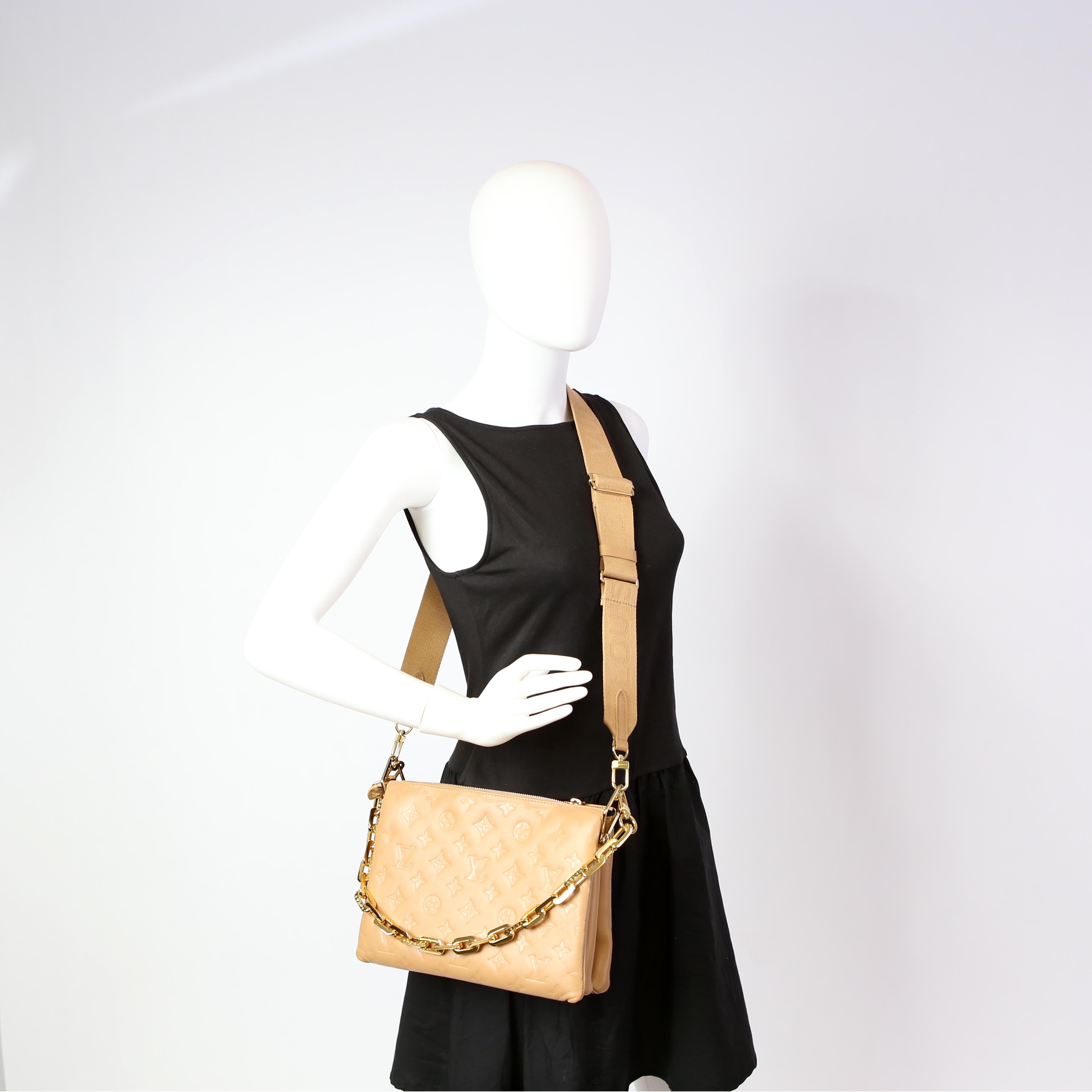 Chanel Coussin PM Lambskin Tan