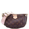 Louis Vuitton Multi Pochette Monogram Pink