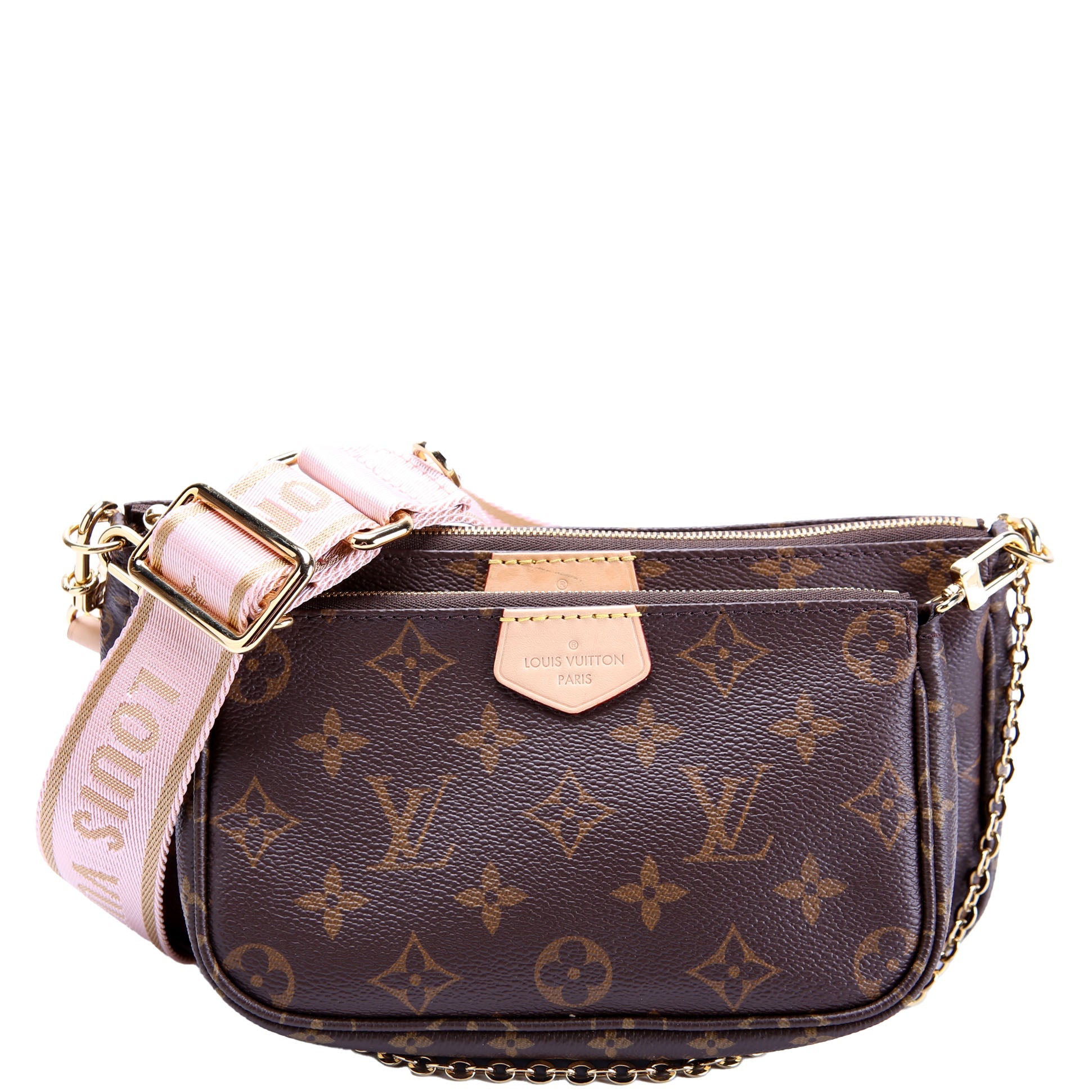 Louis Vuitton Multi Pochette Monogram Pink