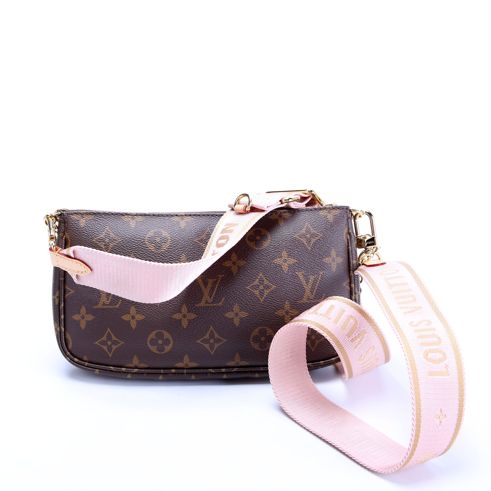 Louis Vuitton Multi Pochette Monogram Pink