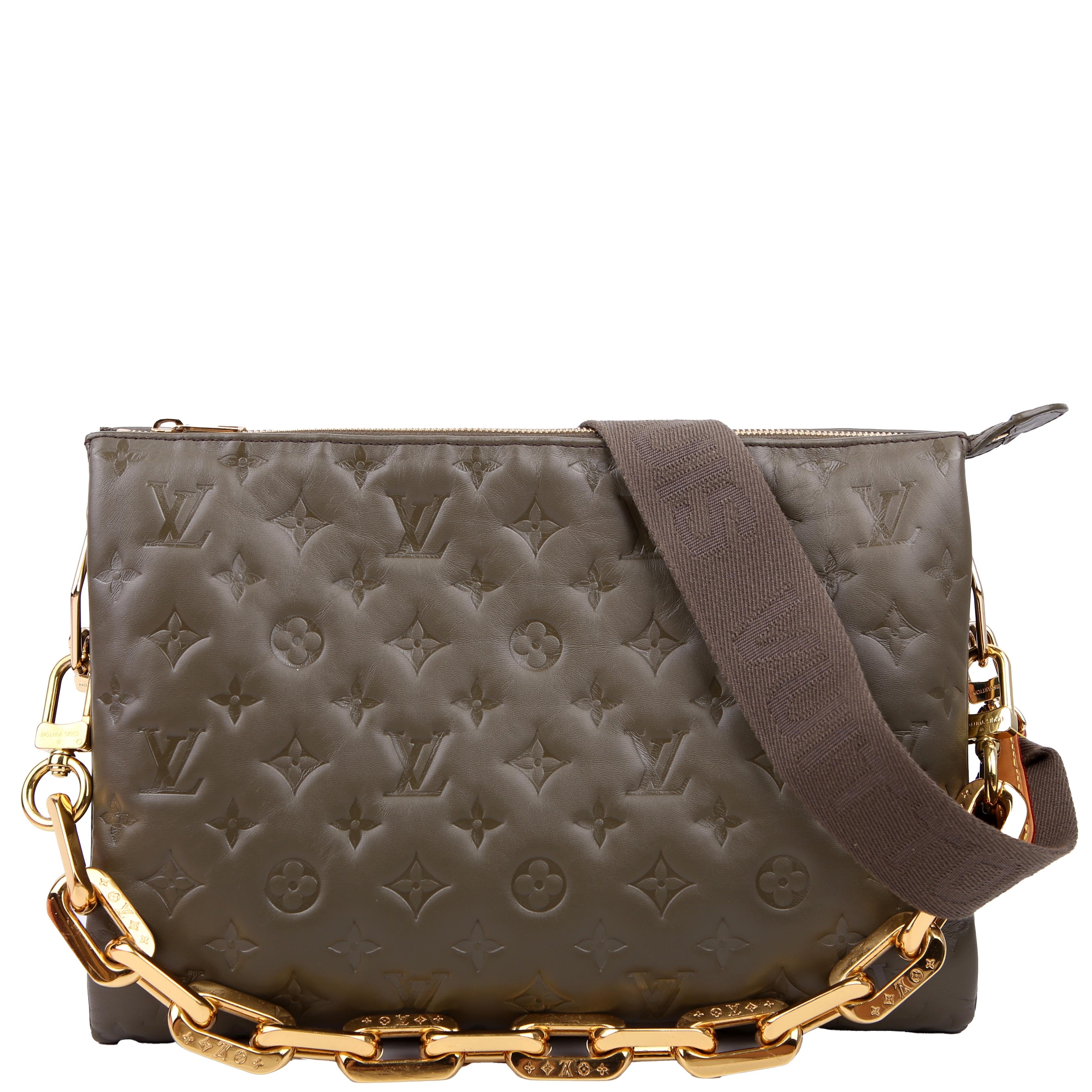 Chanel Coussin MM Lambskin Green