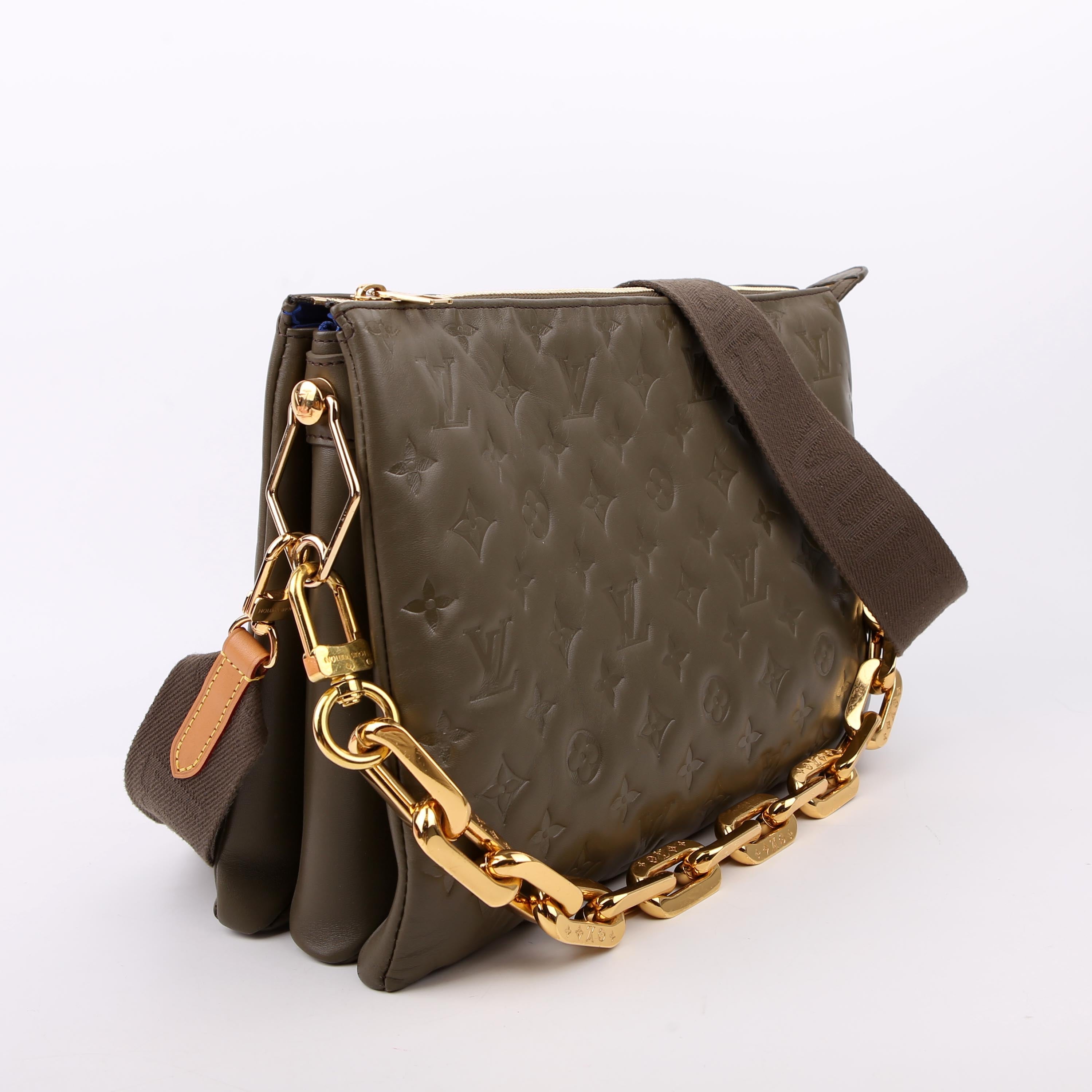 Chanel Coussin MM Lambskin Green