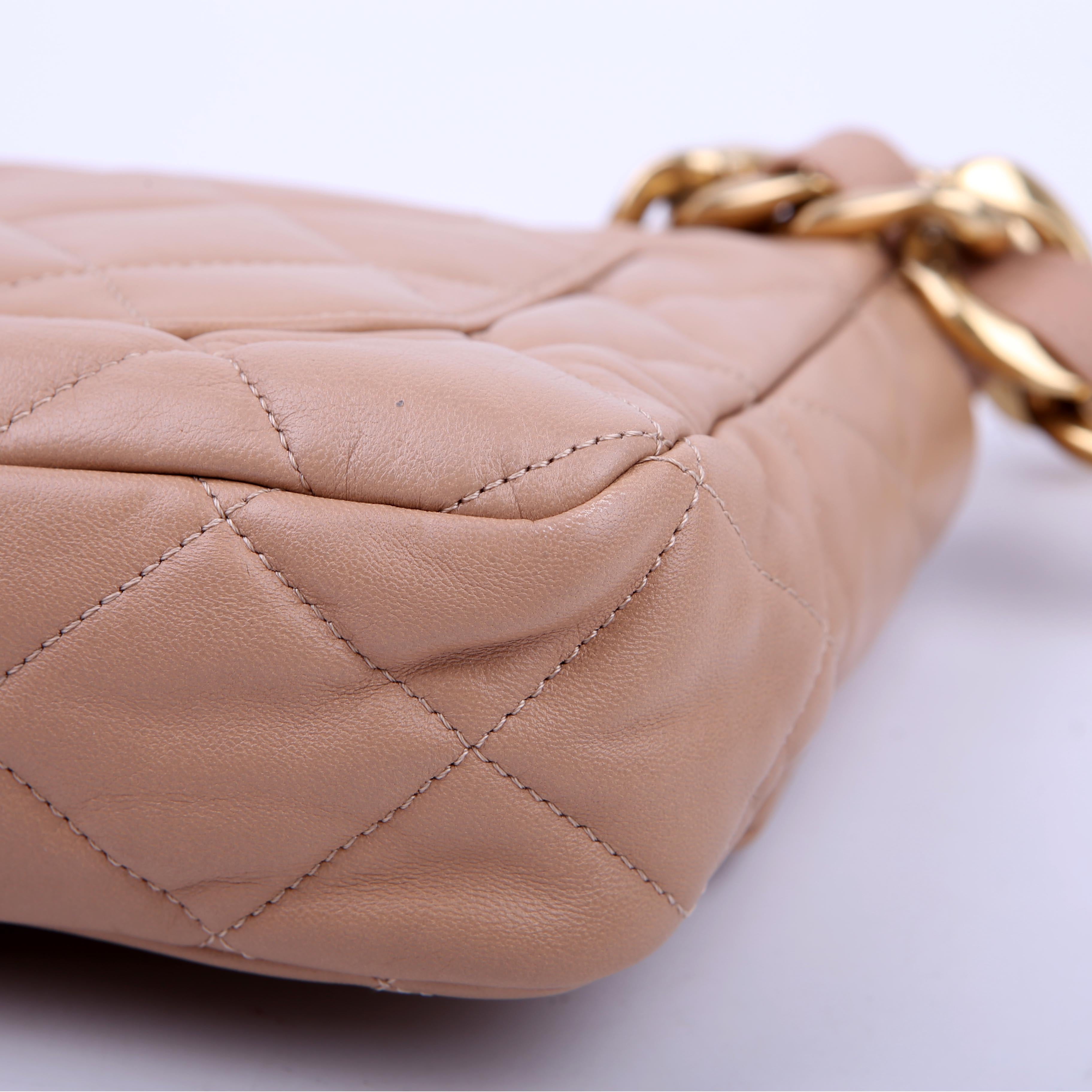 Chanel Large Flap Bag Lambskin RFID Tan