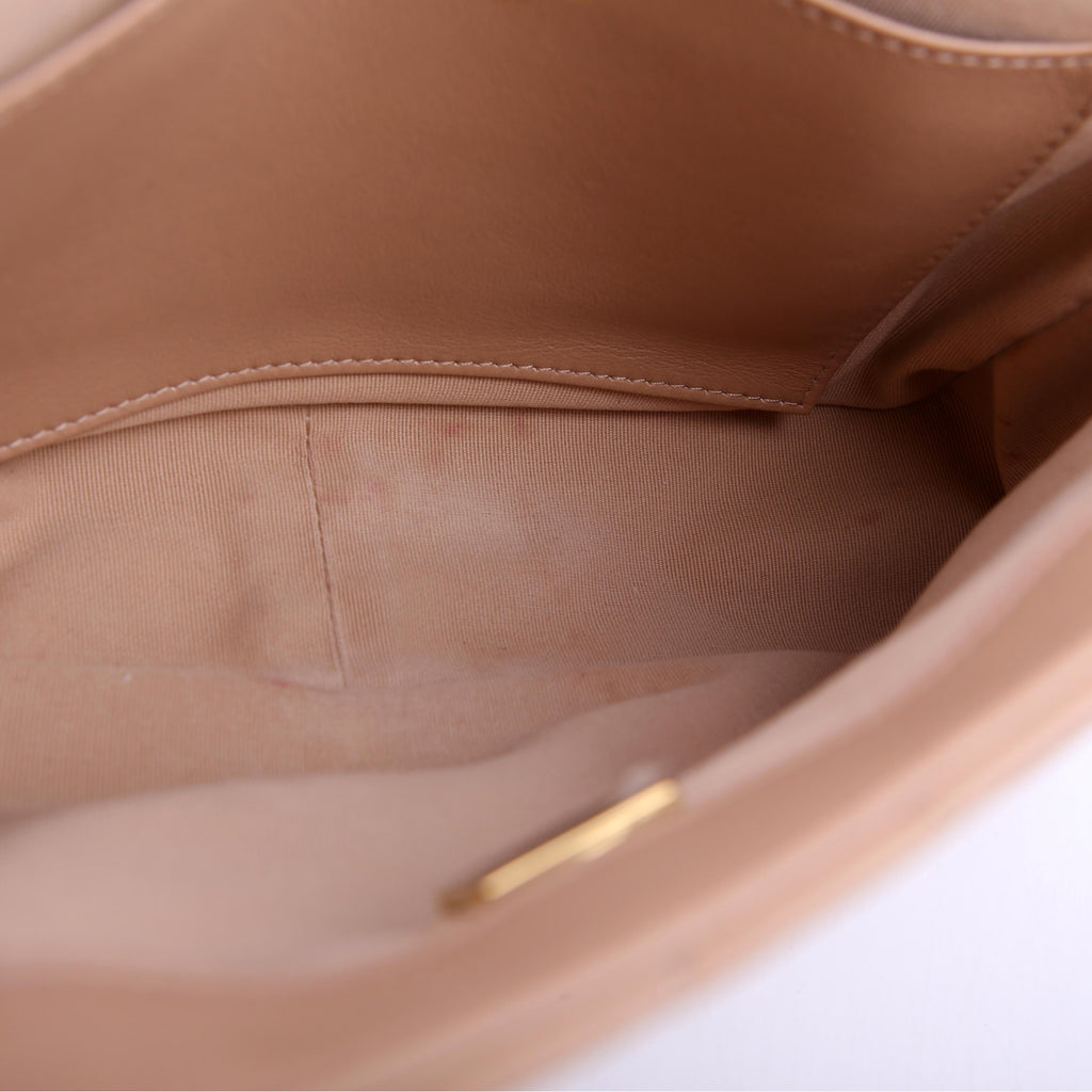 Chanel Large Flap Bag Lambskin RFID Tan