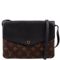 Louis Vuitton Pochette Twice Monogram Black