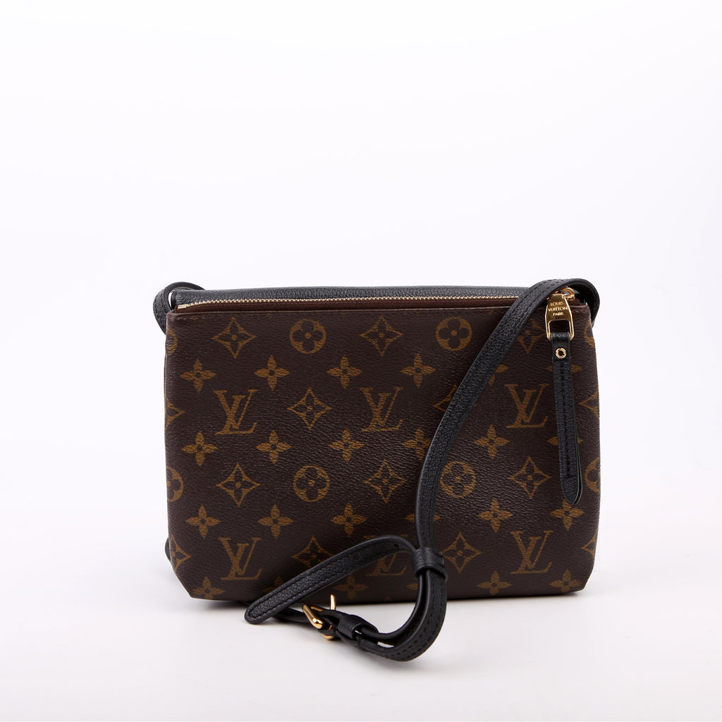 Louis Vuitton Pochette Twice Monogram Black