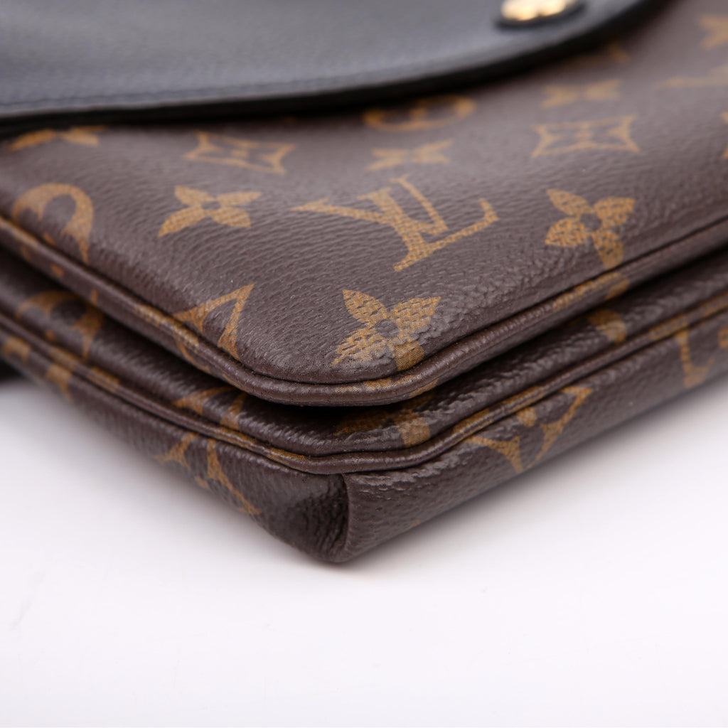 Louis Vuitton Pochette Twice Monogram Black