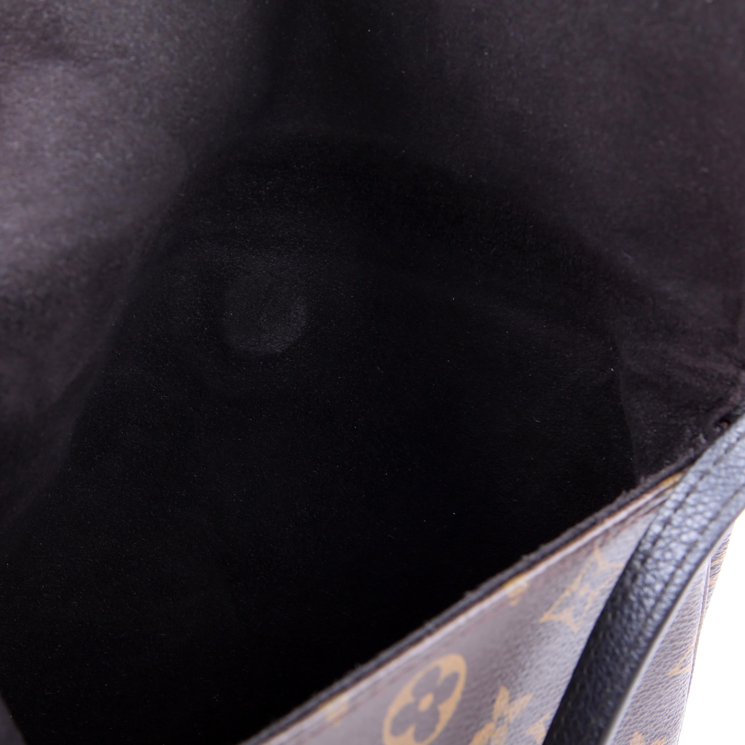 Louis Vuitton Pochette Twice Monogram Black