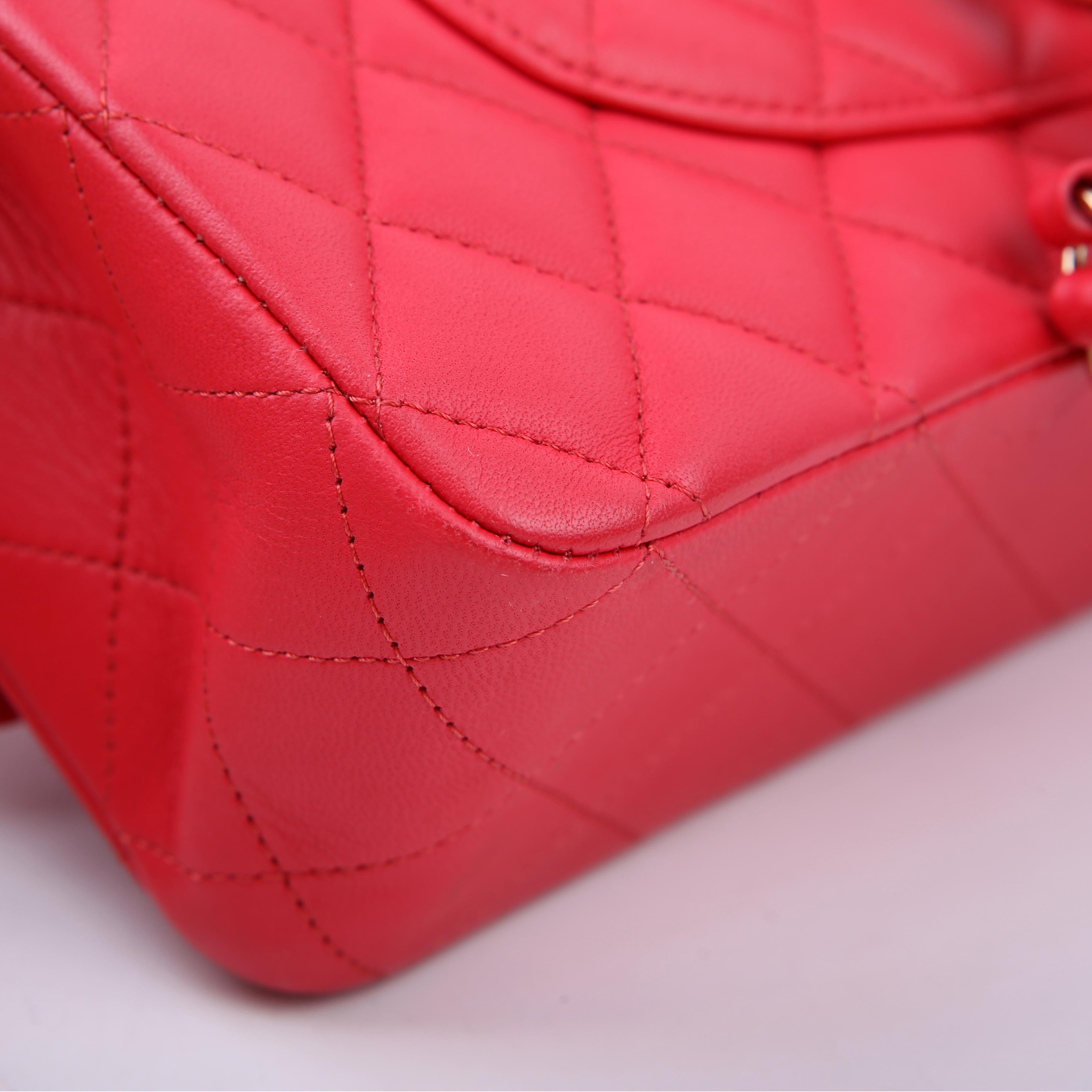Chanel Classic Flap Medium Lambskin 25M Pink