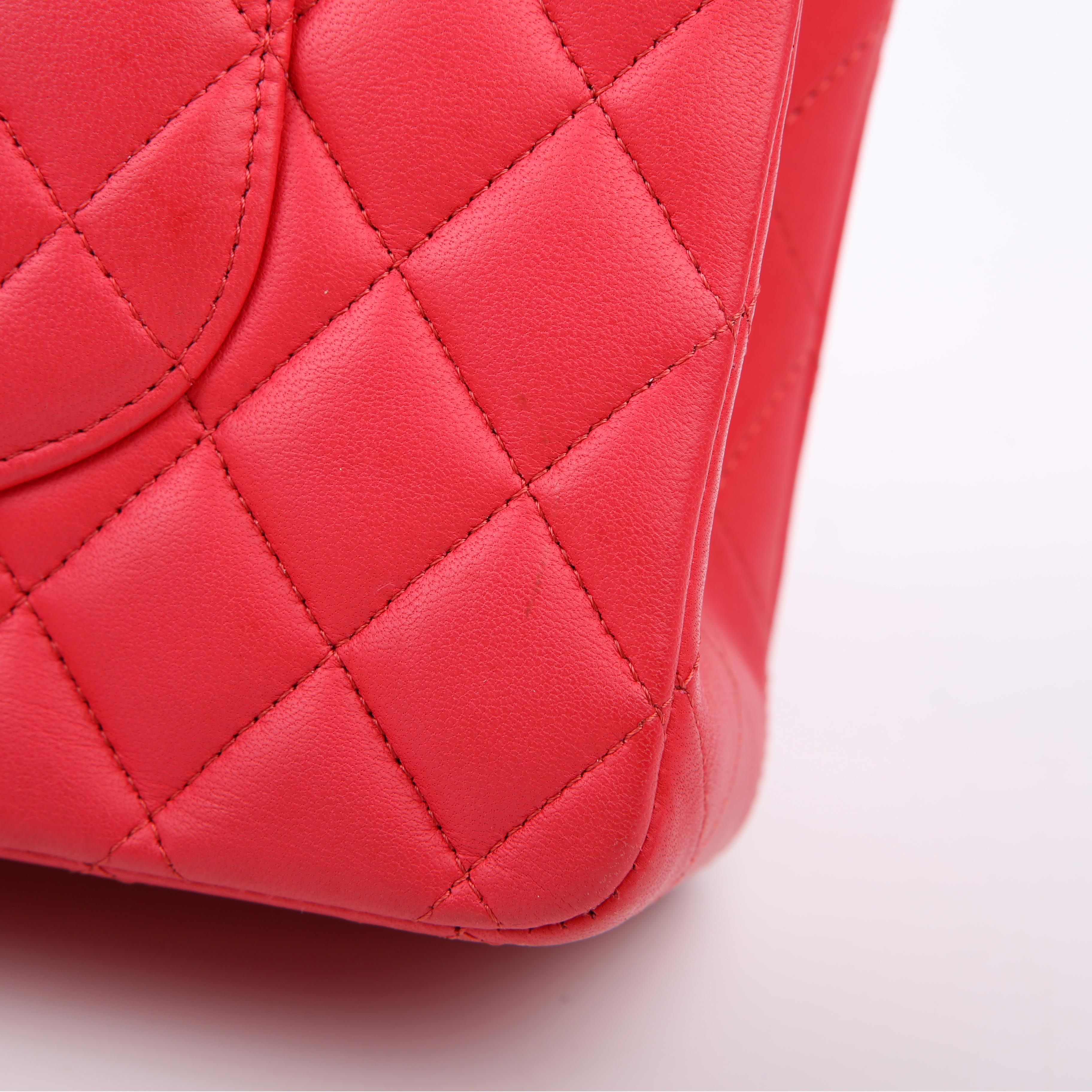 Chanel Classic Flap Medium Lambskin 25M Pink
