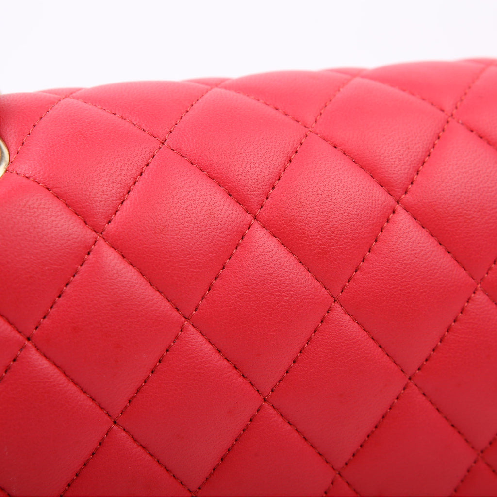 Chanel Classic Flap Medium Lambskin 25M Pink