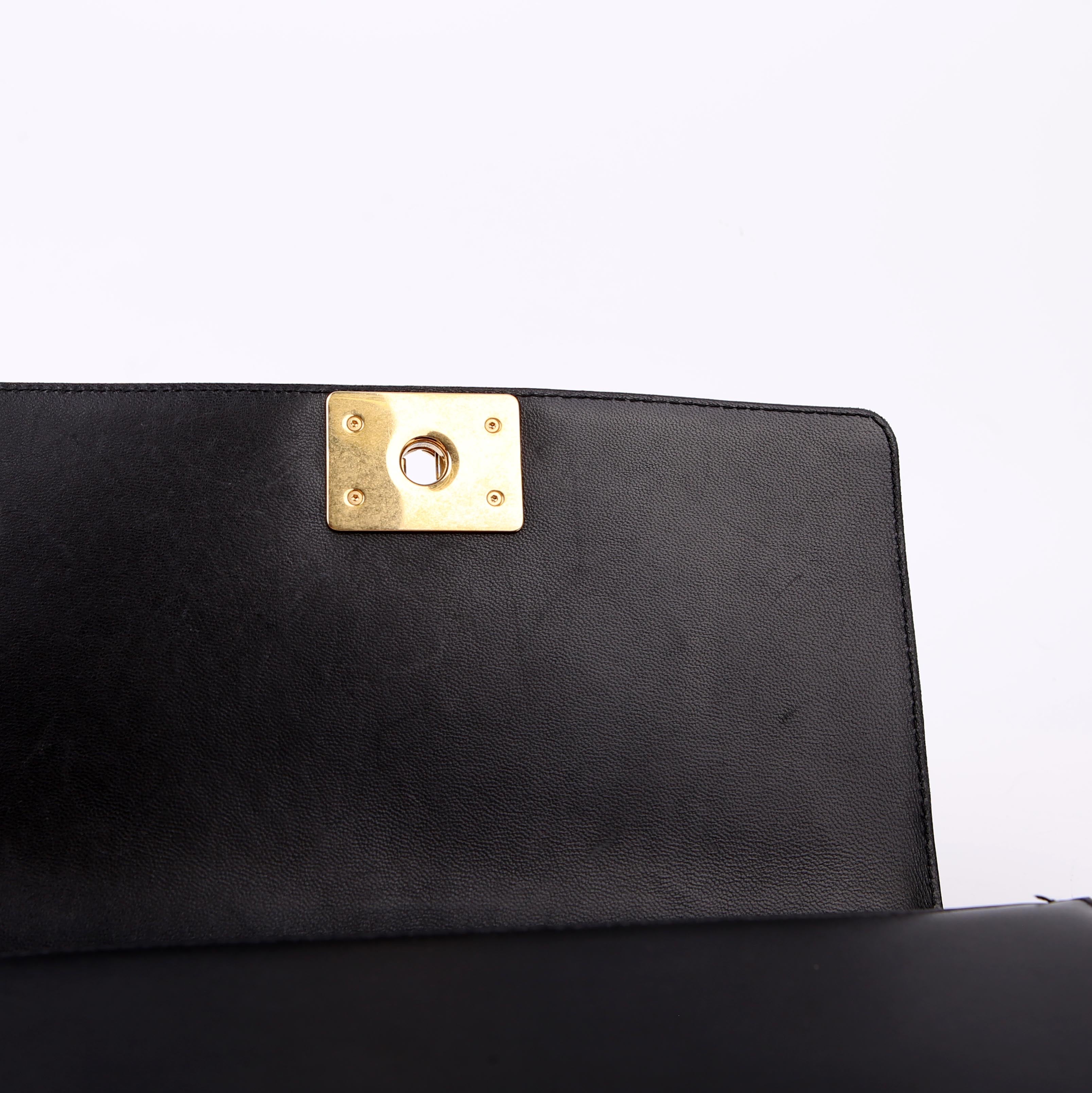 Chanel Boy Flap Medium Old Lambskin Black 22M