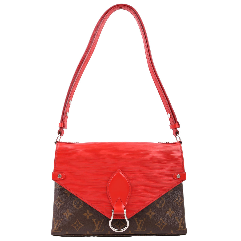 Louis Vuitton Saint Michel Monogram Epi Red