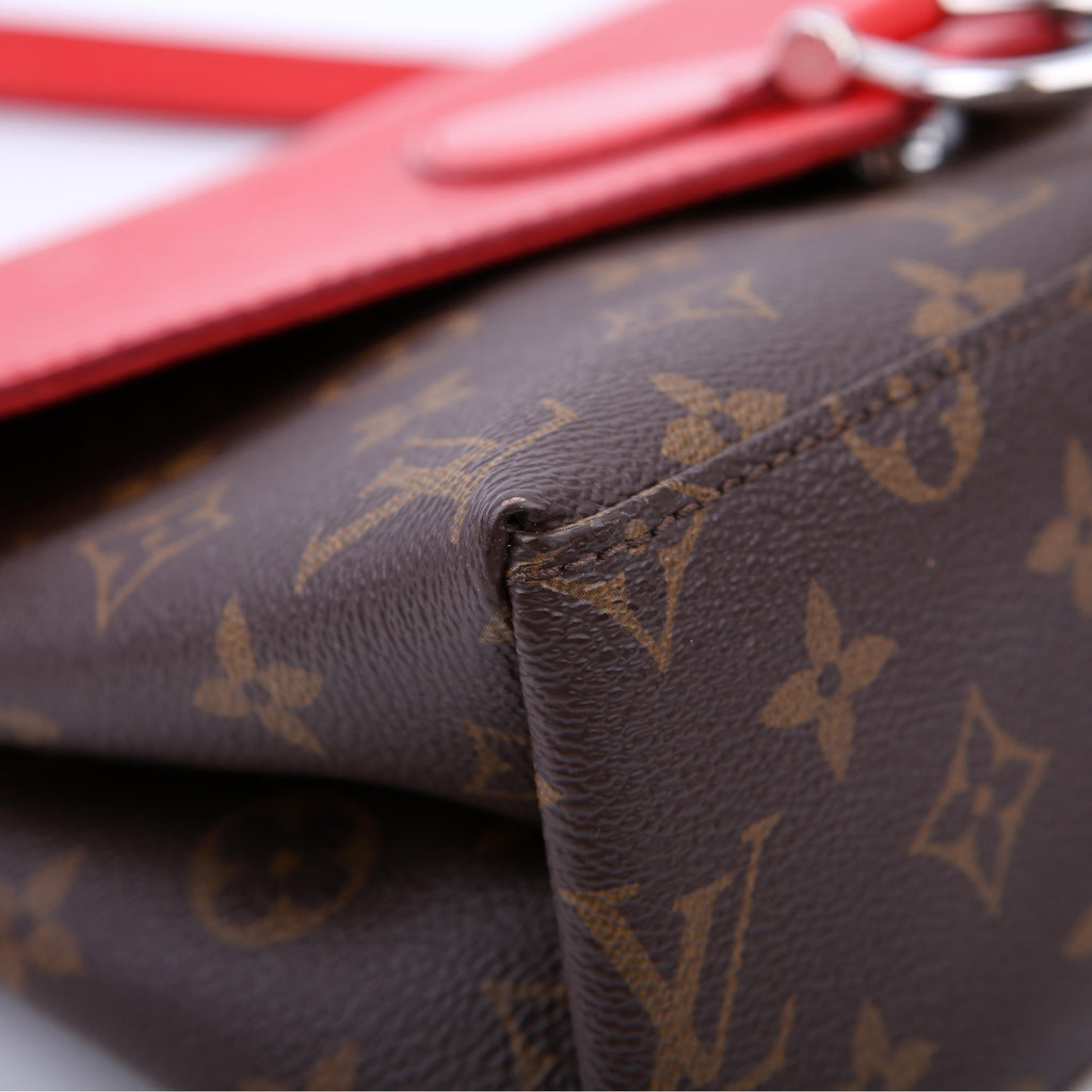 Louis Vuitton Saint Michel Monogram Epi Red