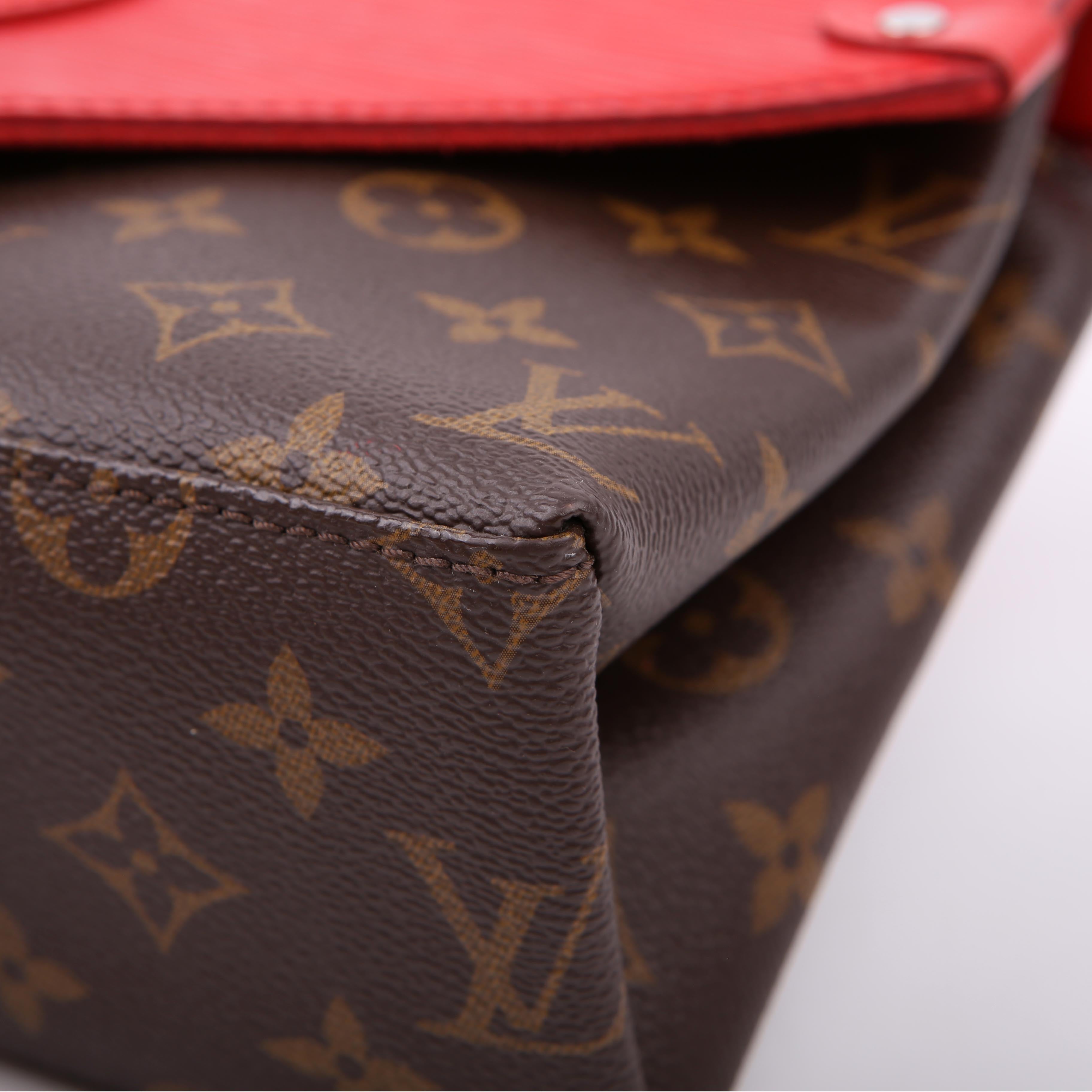 Louis Vuitton Saint Michel Monogram Epi Red