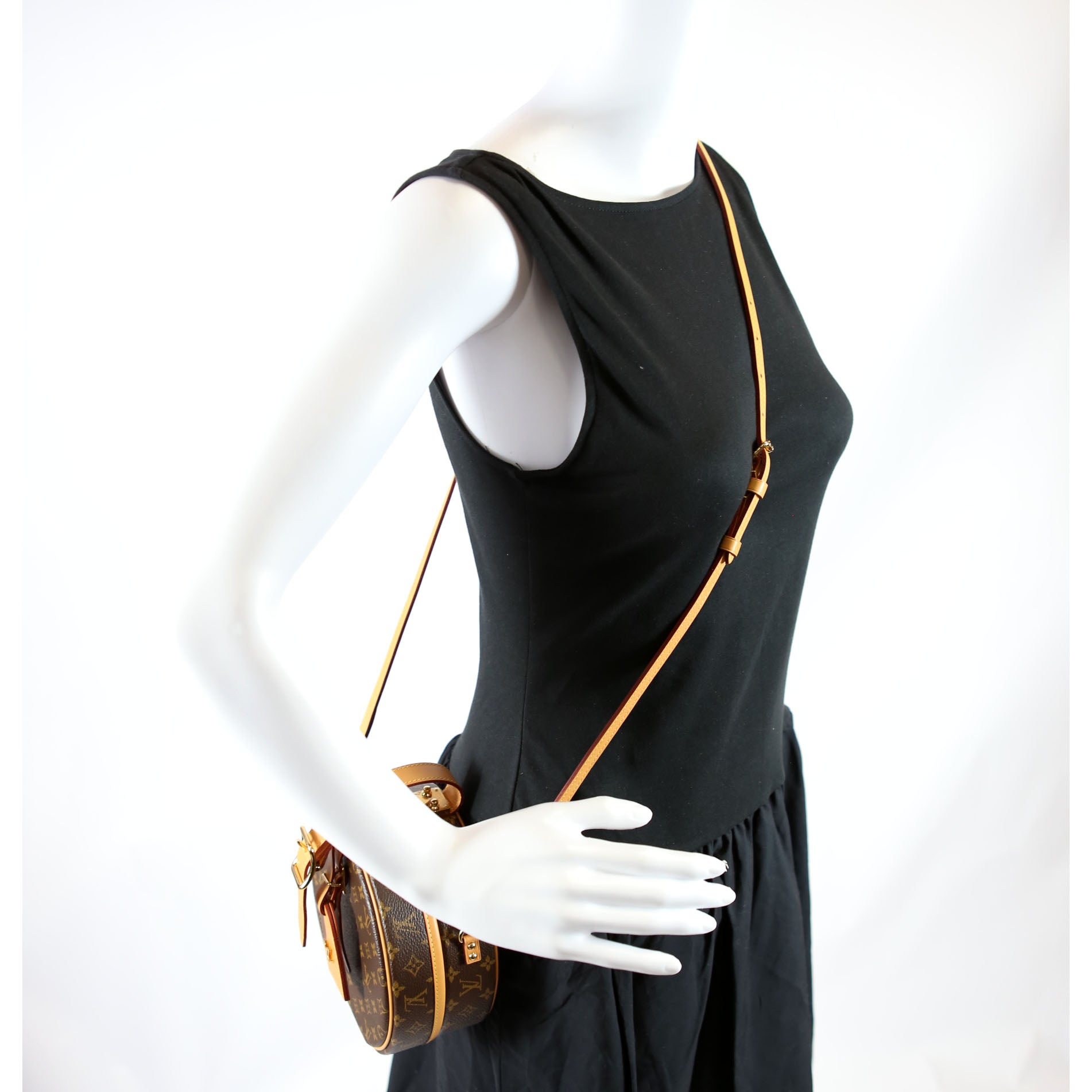 Louis Vuitton Petite Boite Chapeau Monogram Brown