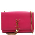 Saint Laurent Kate Tassel Satchel Medium 354119 Pink