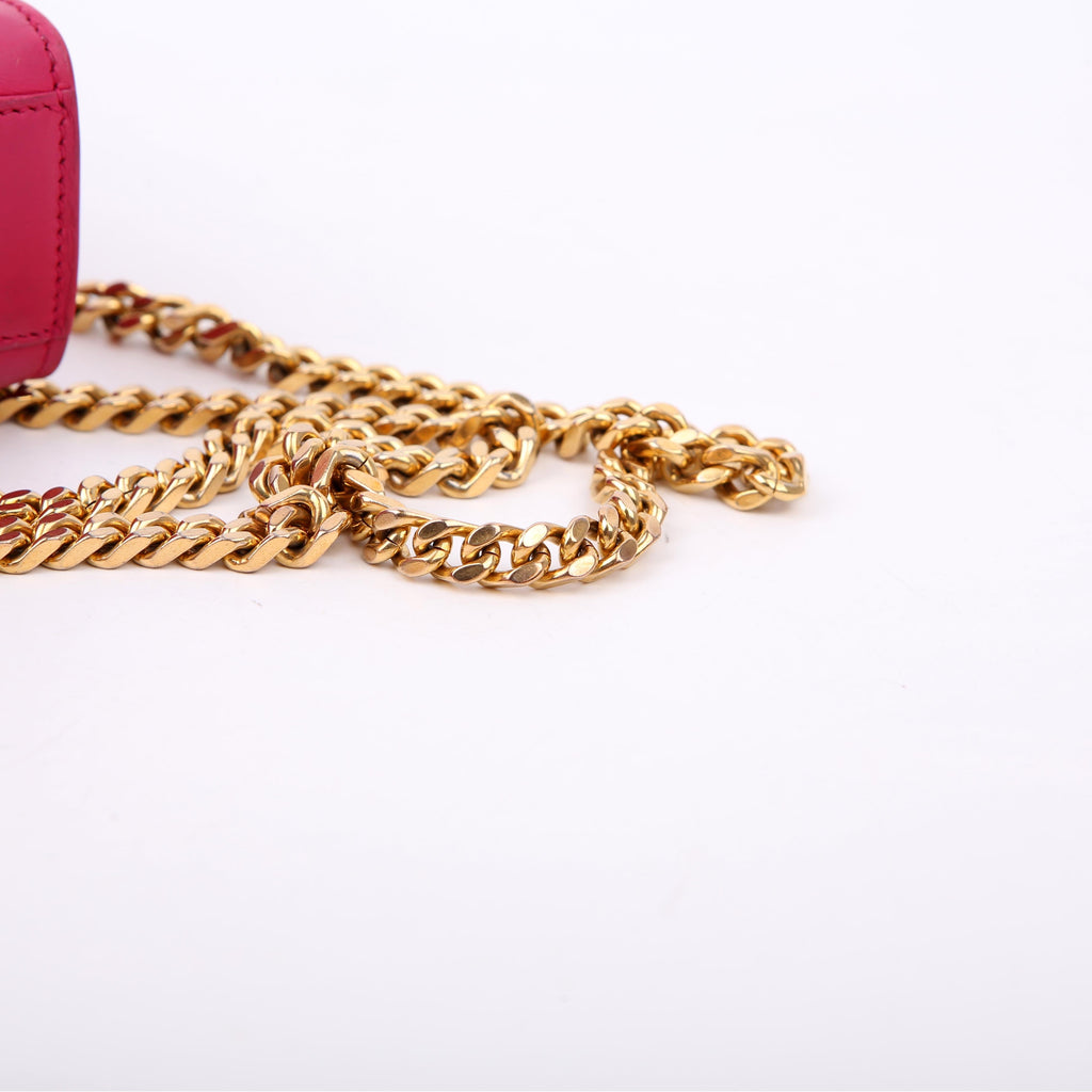 Saint Laurent Kate Tassel Satchel Medium 354119 Pink