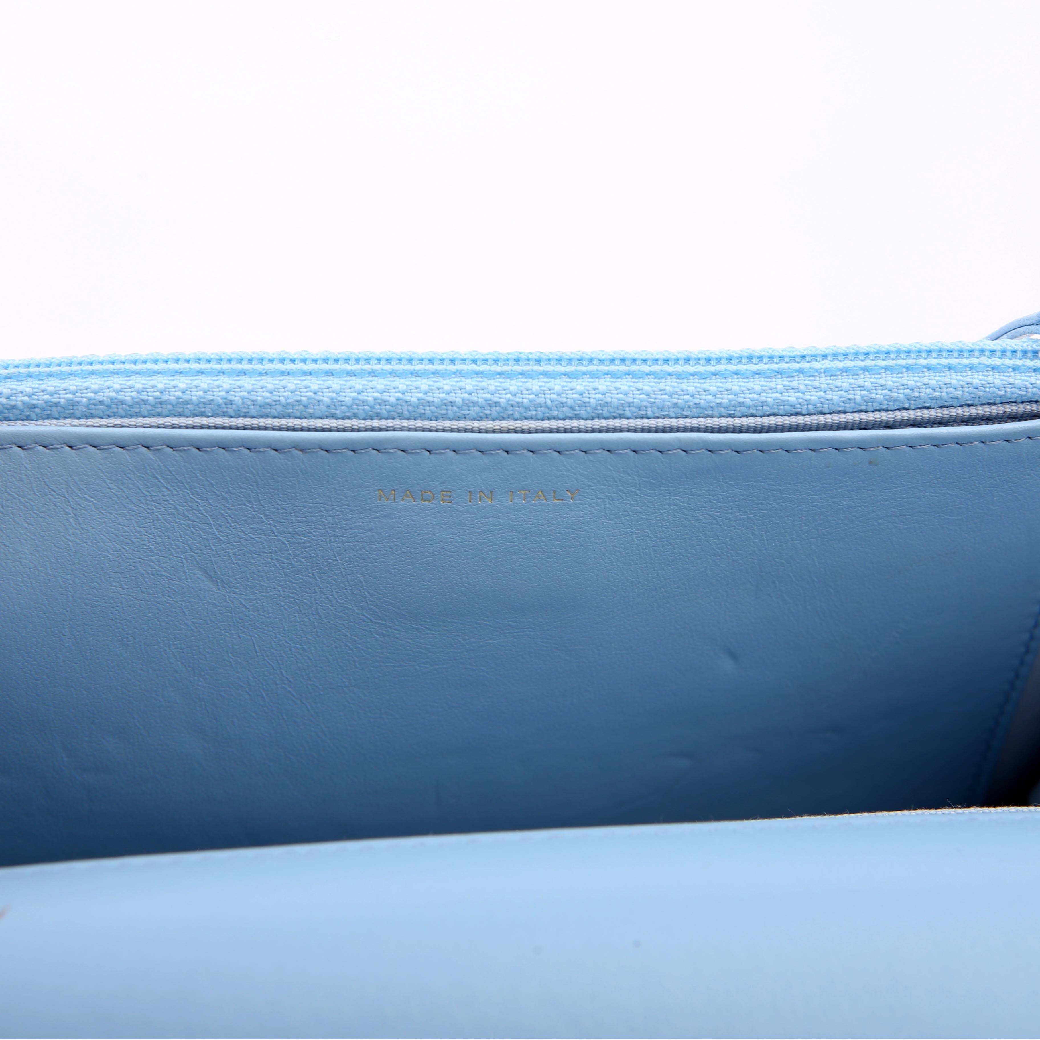 Chanel Chanel 19 WOC Quilted Lambskin RFID Blue