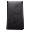 Louis Vuitton Checkbook Cover Epi Black