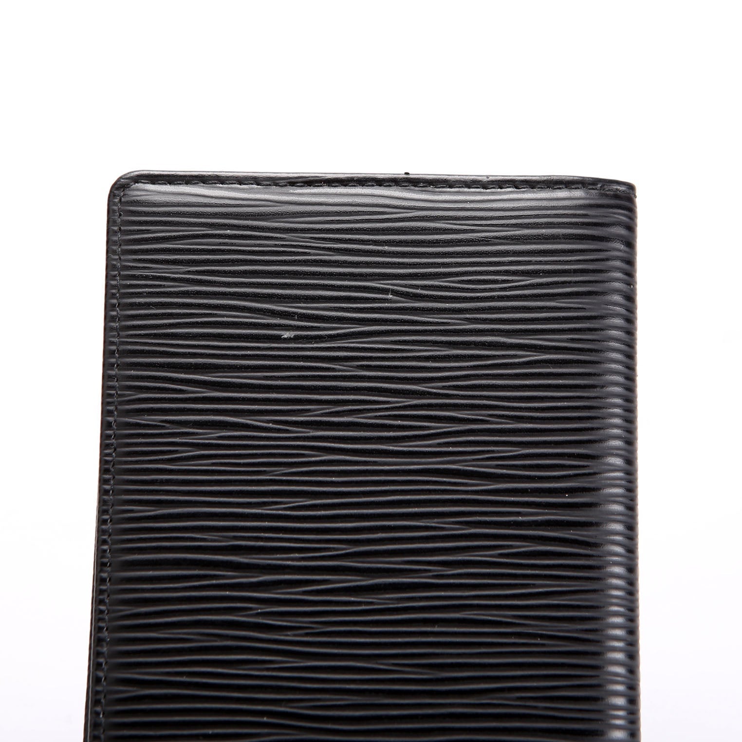 Louis Vuitton Checkbook Cover Epi Black