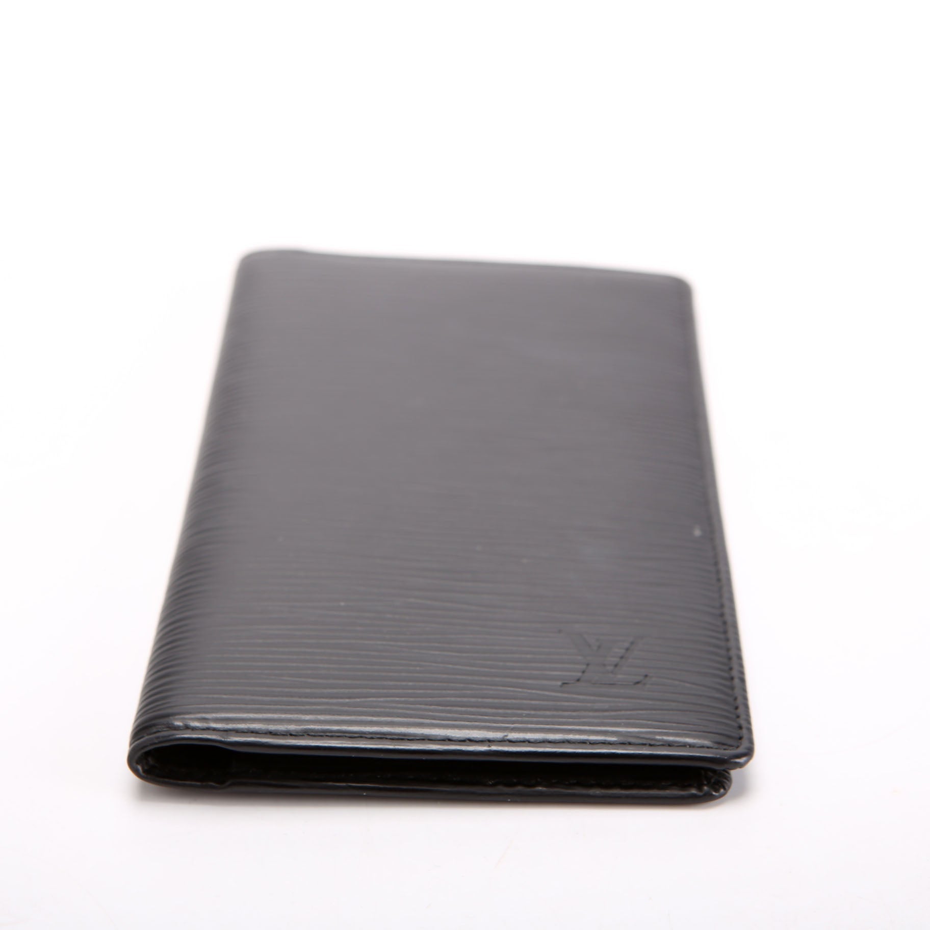 Louis Vuitton Checkbook Cover Epi Black