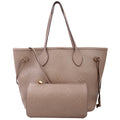 Louis Vuitton Neverfull with Wallet MM Empreinte Turtledove