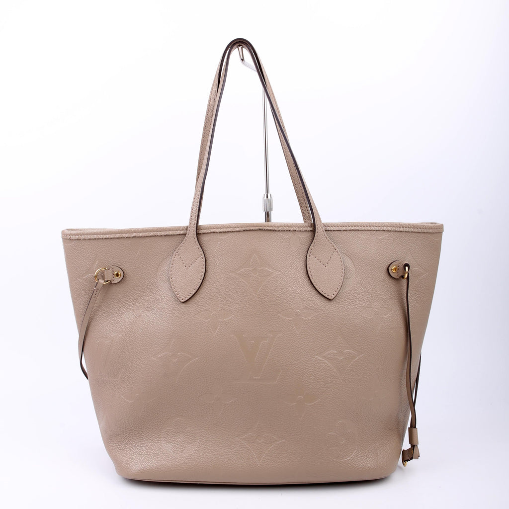 Louis Vuitton Neverfull with Wallet MM Empreinte Turtledove
