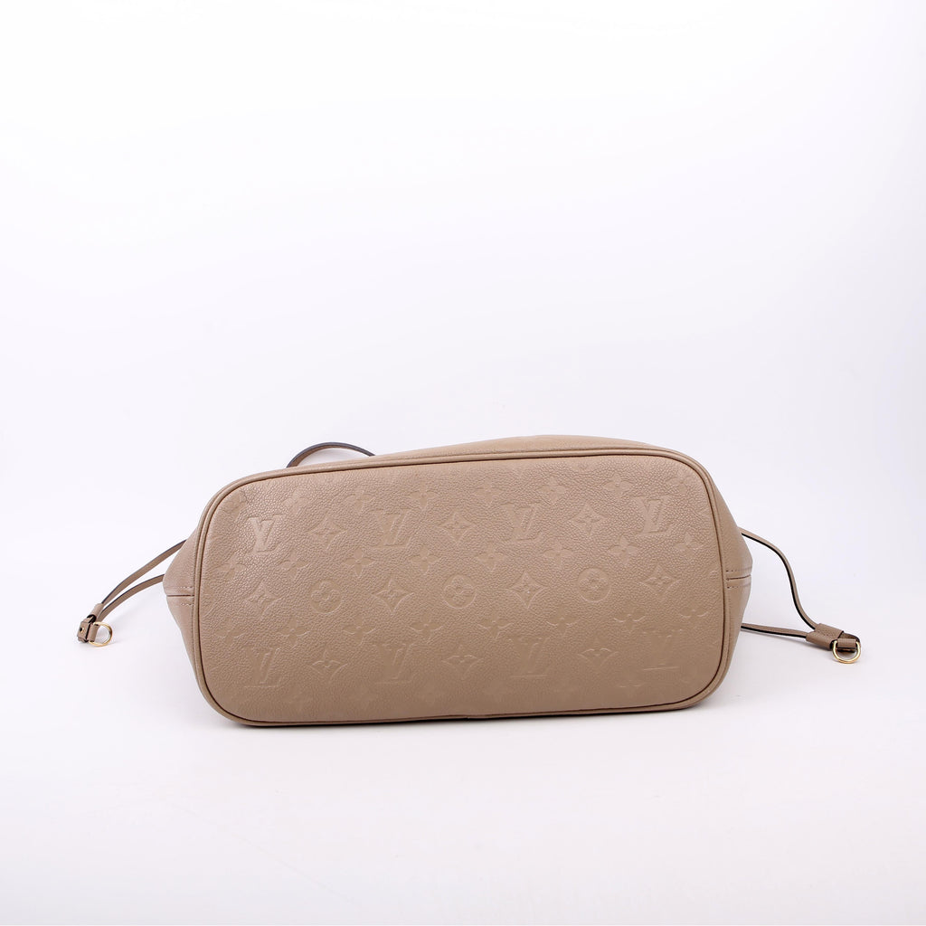 Louis Vuitton Neverfull with Wallet MM Empreinte Turtledove