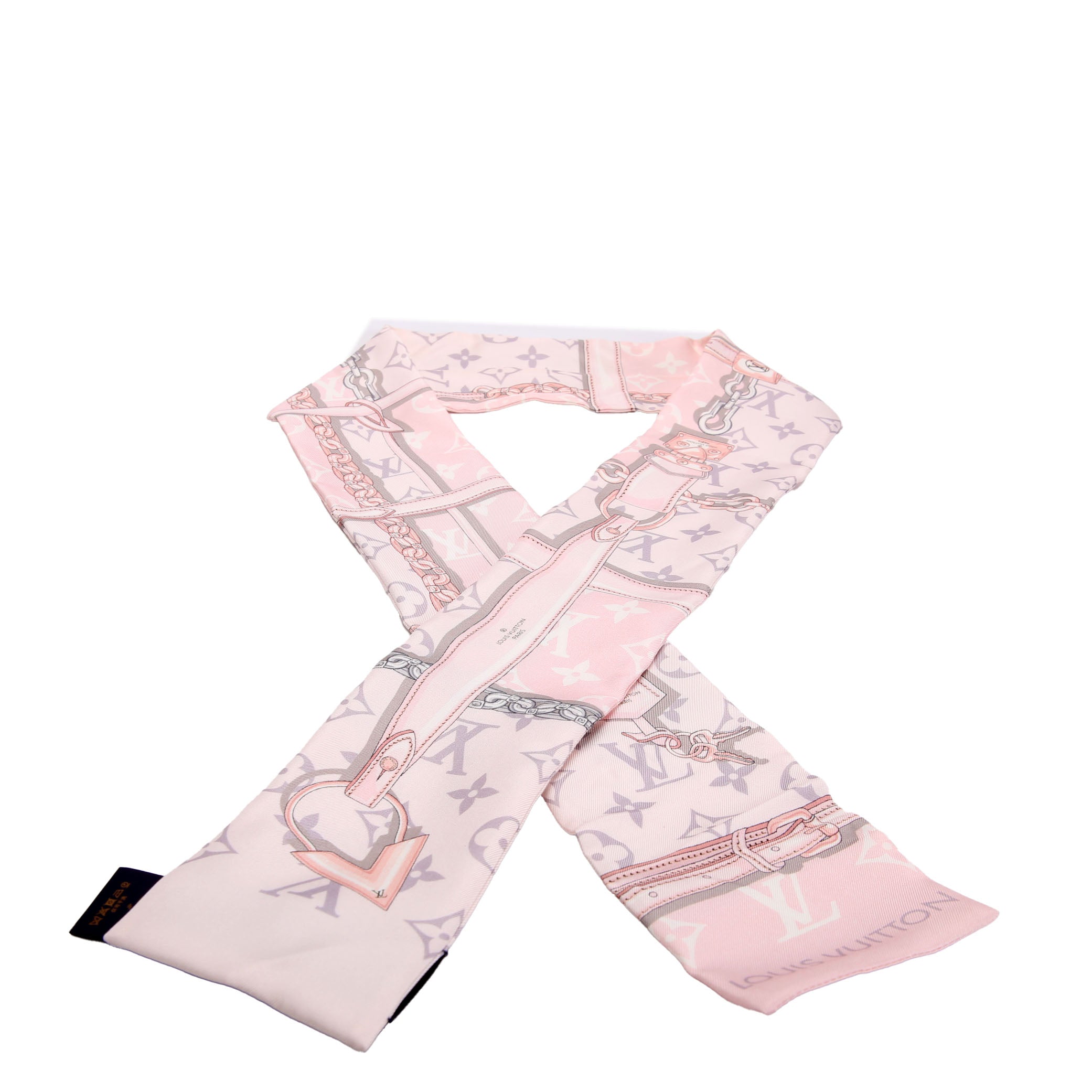 Louis Vuitton Confidential Bandeau Silk Pink