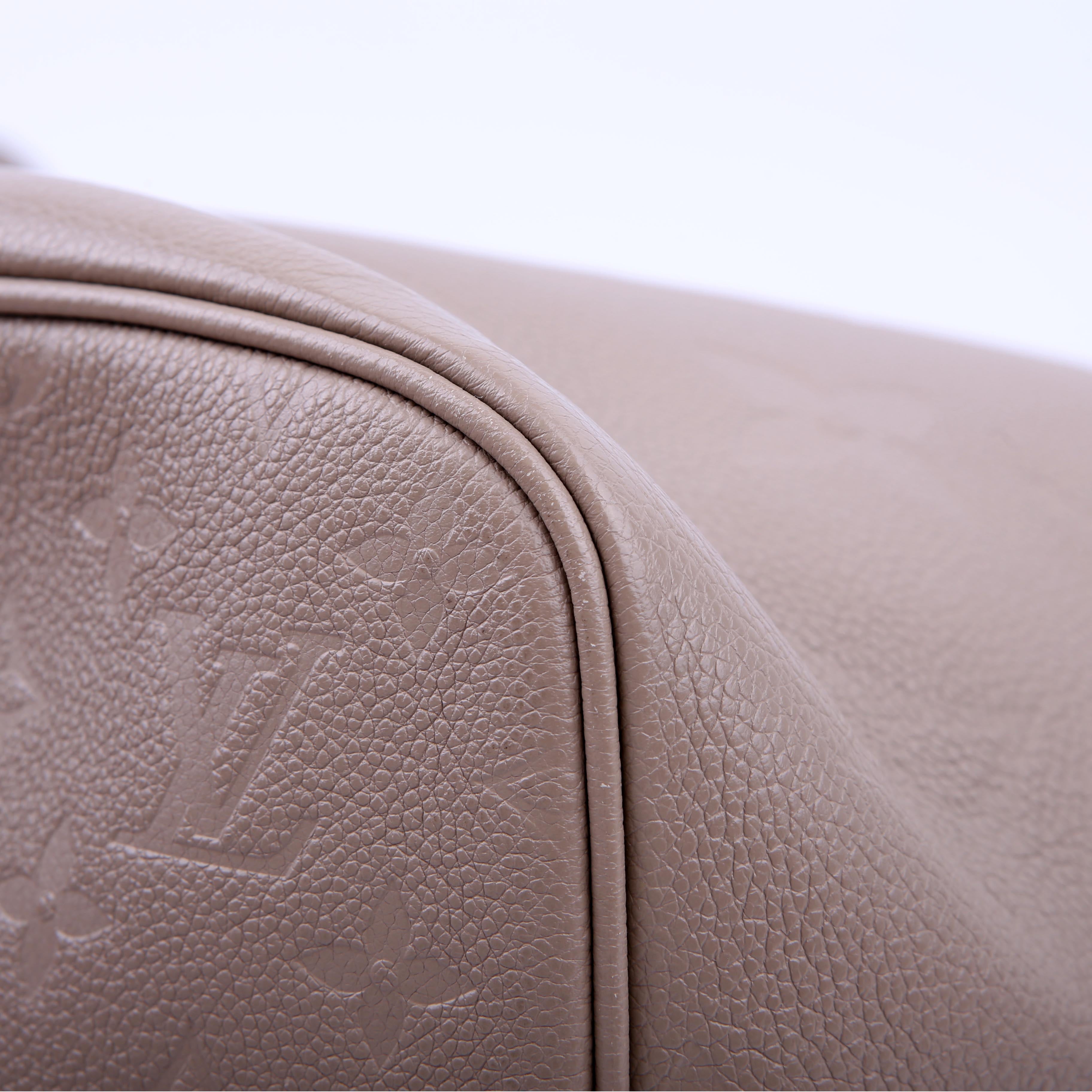 Louis Vuitton Neverfull with Wallet MM Empreinte Turtledove