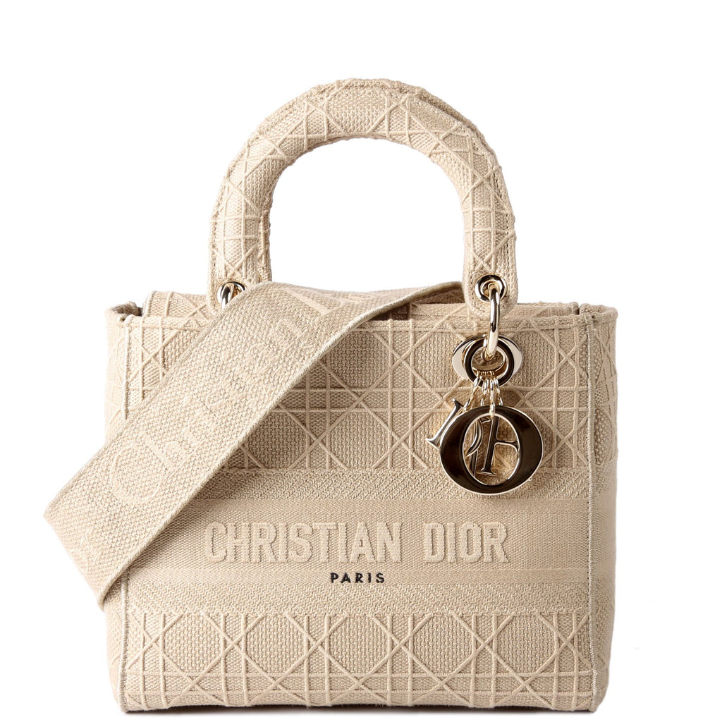 Christian Dior Lady D-Lite Medium Tan