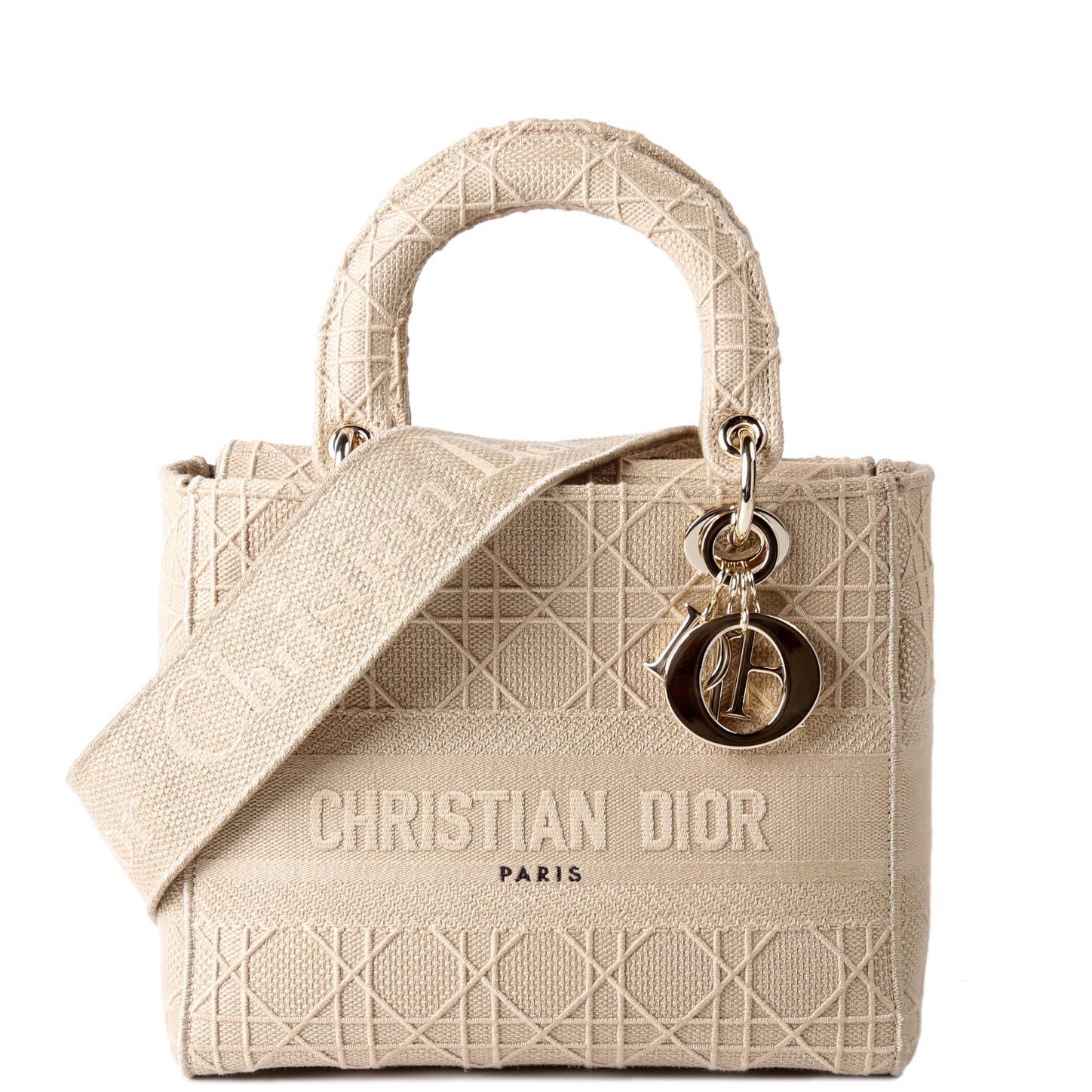 Christian Dior Lady D-Lite Medium Tan