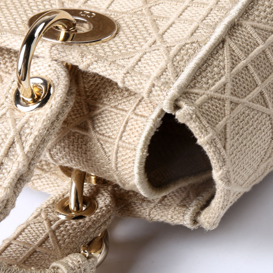 Christian Dior Lady D-Lite Medium Tan