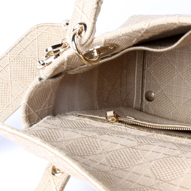 Christian Dior Lady D-Lite Medium Tan